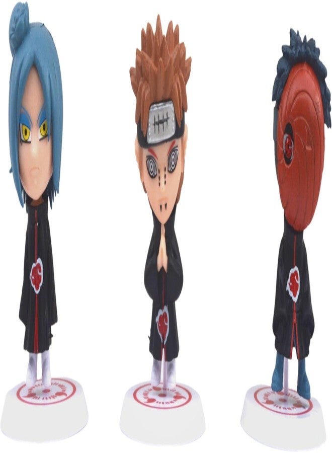 Offo Anime Akatsuki Set of 11 Collectibles Action Figures Limited Edition for Car Dashboard, Home Decors, Office Desk and Study Table. - Image 2